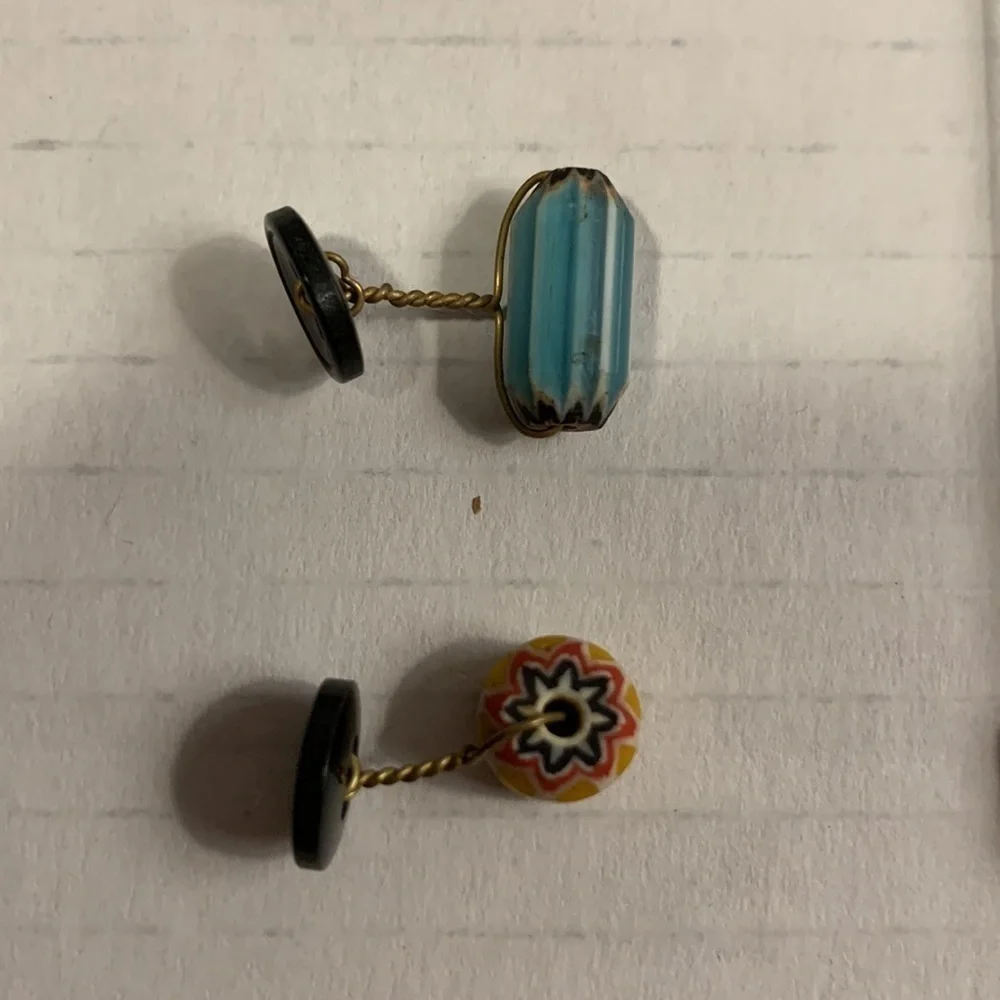 𝅺CUFF Links Set With Tie Tack- Vintage